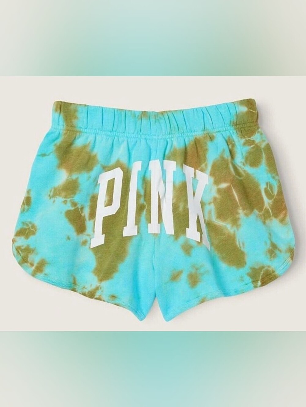 VICTORIA'S SECRET PINK GRAPHIC LOGO VARSITY FLEECE LOUNGE SHORTS Size 2X XXL